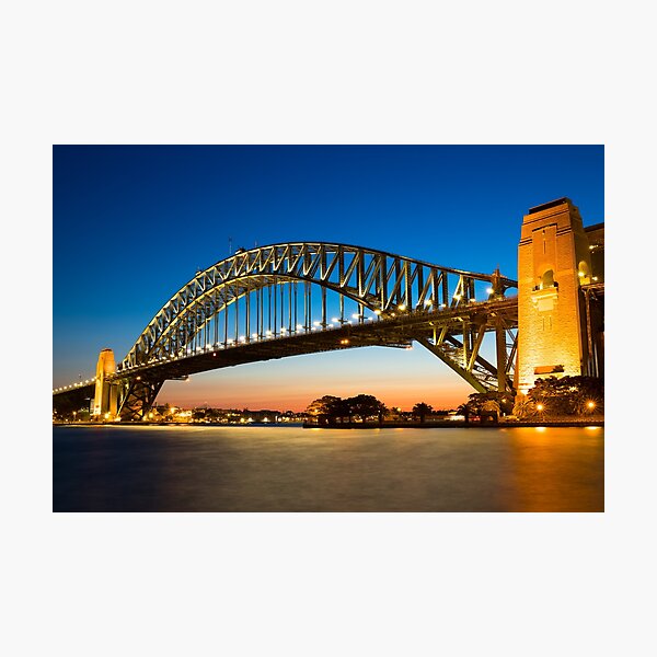 Item preview, Sydney Harbour Bridge at Sunset designed and sold by Aure50.