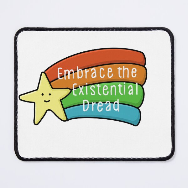 Item preview, Embrace the existential dread designed and sold by Bookreader123.