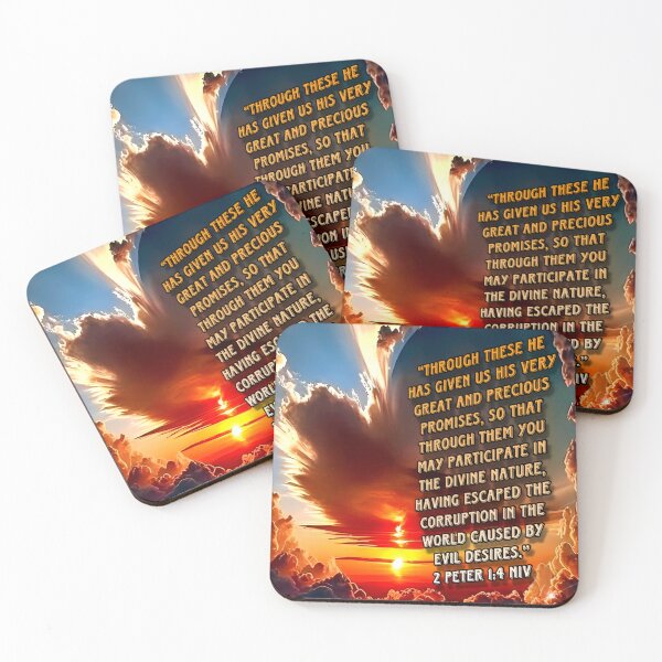 Item preview, 2 Peter 1:4 NIV - jctbv designed and sold by JCTRUTHERshop.