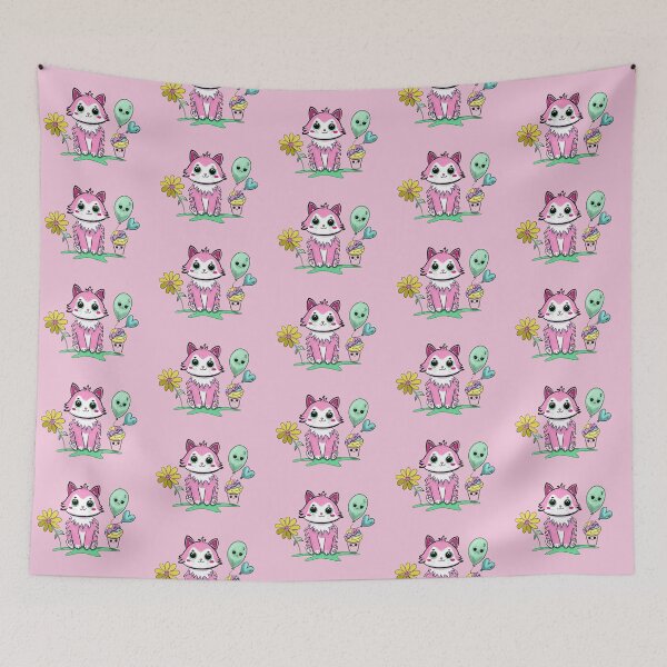 Item preview, Kawaii cute kitten with friends designed and sold by altairaleon.