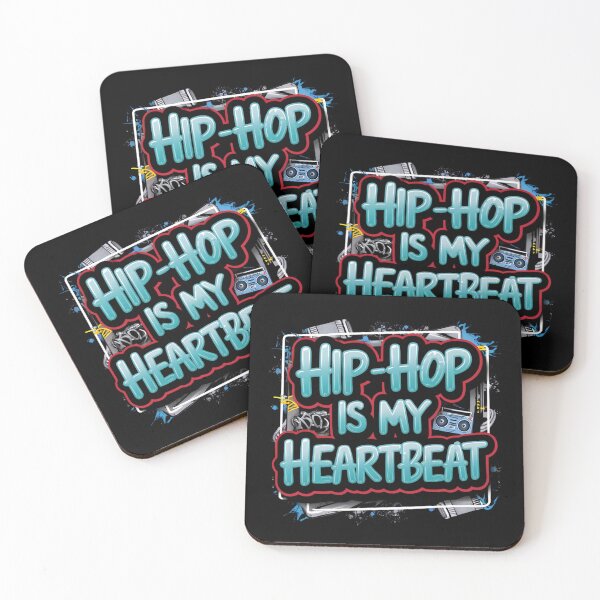 Item preview, Hip Hop is my Heartbeat designed and sold by RadDeck.