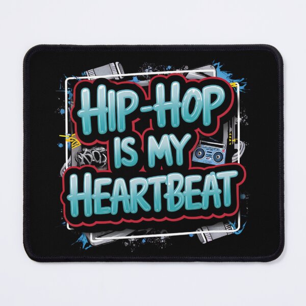 Item preview, Hip Hop is my Heartbeat designed and sold by RadDeck.