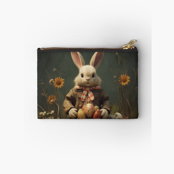 Item preview, Vintage Easter Bunny with Eggs  designed and sold by WinfinityStudio.