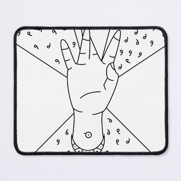 Item preview, Numerological hand with repeating digits and geometric divisions designed and sold by estebansequeira.
