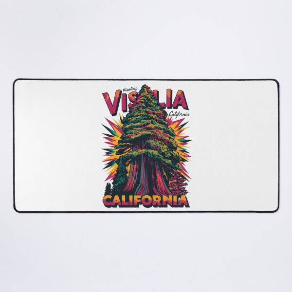 Artikelvorschau, Visalia, Kalifornien, Pop-Art: Lebendiges Sequoia-Baum-Design entworfen und verkauft von MoMidoStore.