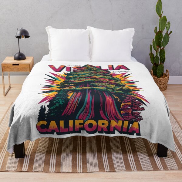 Item preview, Visalia California Pop Art: vibrante diseño de árbol de secuoya designed and sold by MoMidoStore.