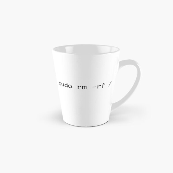 Item preview, sudo rm -rf / The Ultimate Linux Command White Tee designed and sold by pizzapiano.
