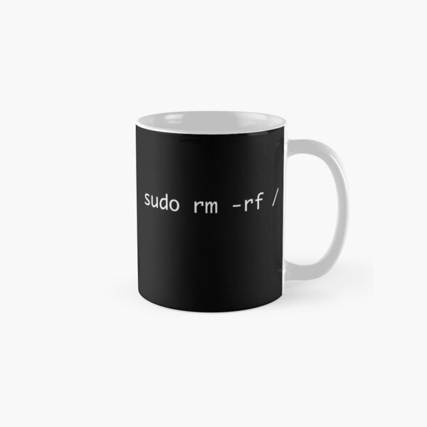 Item preview, sudo rm -rf / | The Ultimate Linux Command Black Tee designed and sold by pizzapiano.