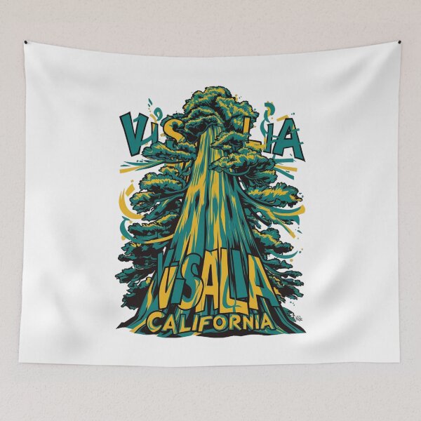 Item preview, Vibrant Visalia: Pop Art Sequoia designed and sold by MoMidoStore.