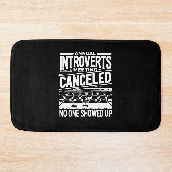 Item preview, Annual Introverts Meeting – Canceled, Funny Introvert designed and sold by chantastical.