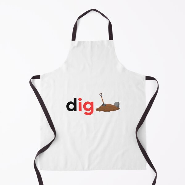 Item preview, Spooky Early Reader Design - 'Dig' with Creepy Grave Humor - Fun Halloween Style for Kids & Adults designed and sold by nickjones81.