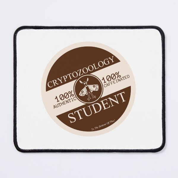 Item preview, Cryptozoology Student Coffee Label designed and sold by To The Bottom Of This!.