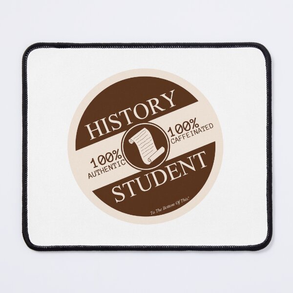 Artikelvorschau, Geschichtsstudent: Kaffeeetikett entworfen und verkauft von To The Bottom Of This!.
