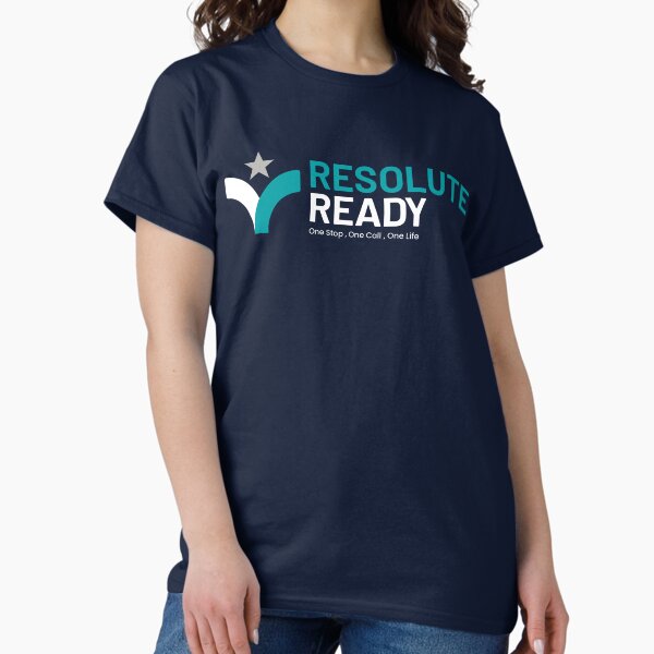 Item preview, Resolute Ready logo horizontal designed and sold by ResoluteReady.