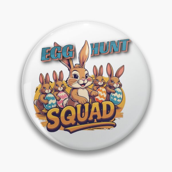 Item preview, Egg Hunt Squad – Vintage 70s Retro Easter Bunny & Team designed and sold by bannzy.