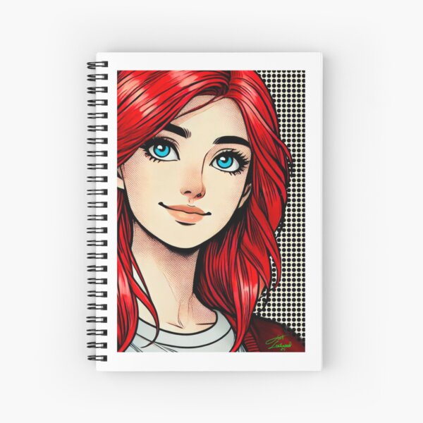Aperçu de l'œuvre Fille en rouge (Hannah) créée et vendue par Dothestarkman.