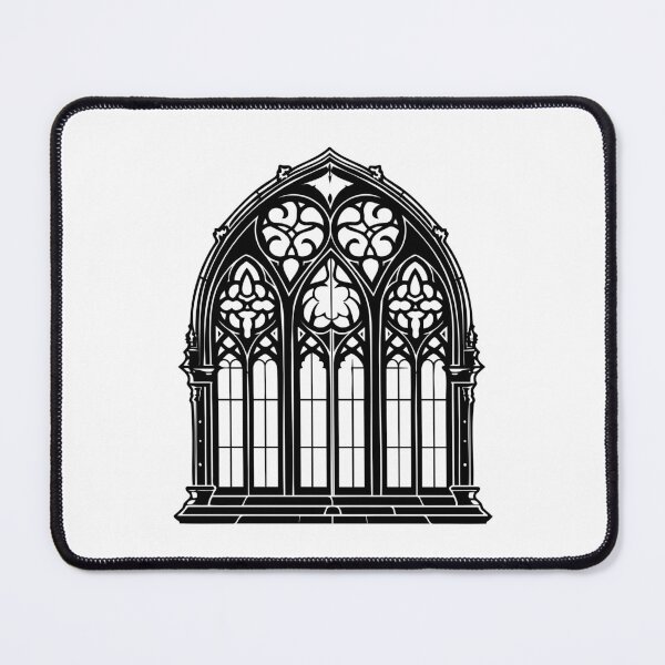 Item preview, Gothic Victorian Window Haunted Eerie Medieval Glass designed and sold by inkoutninja.