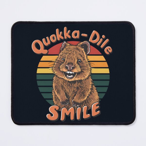 Item preview, Quokka-dile Smile – Cute Quokka Pun Design designed and sold by Jollys-ArtShop.