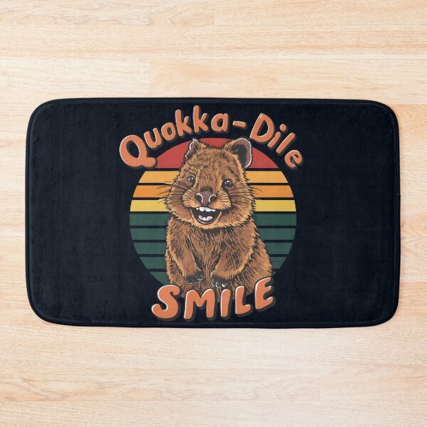 Item preview, Quokka-dile Smile – Cute Quokka Pun Design designed and sold by Jollys-ArtShop.