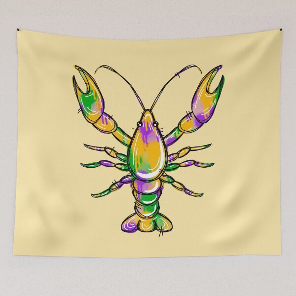 Item preview, Mardi Gras crawfish designed and sold by missmann.