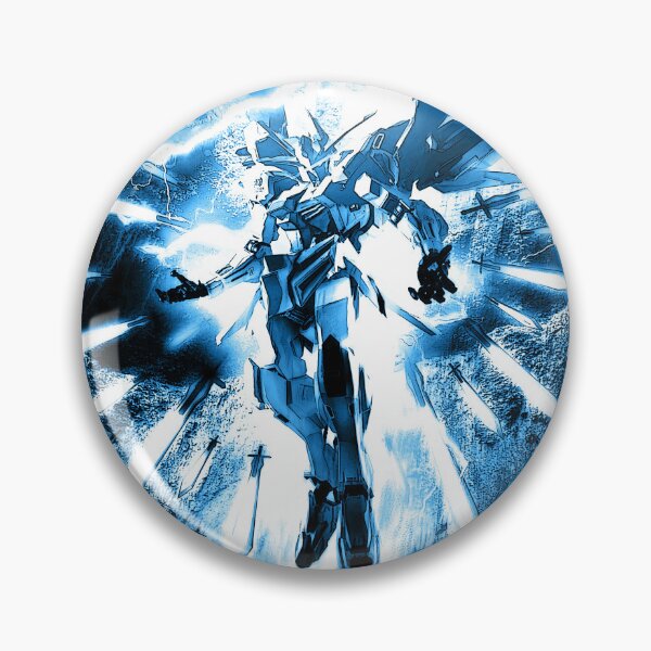 Item preview, ASW G01 Gundam Bael artwork blue designed and sold by sabartgunpla.