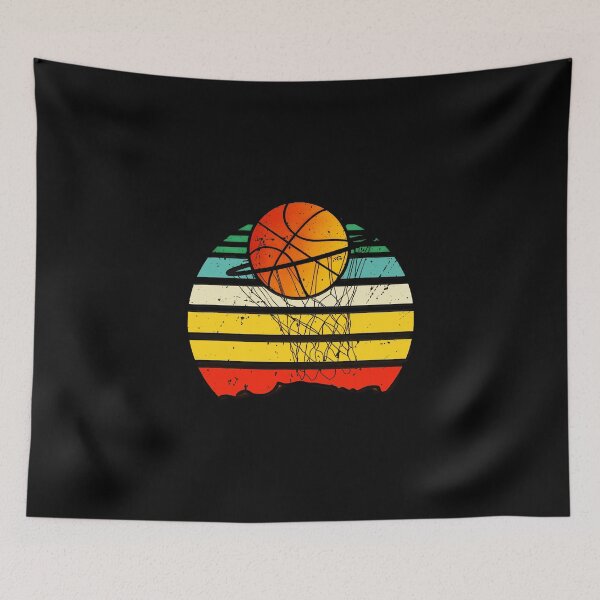 Item preview, Ball On Basket Basketball Vintage Sport Player designed and sold by Masonixem.