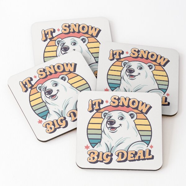 Item preview, It Snow Big Deal – Funny Polar Bear Pun Design designed and sold by Jollys-ArtShop.