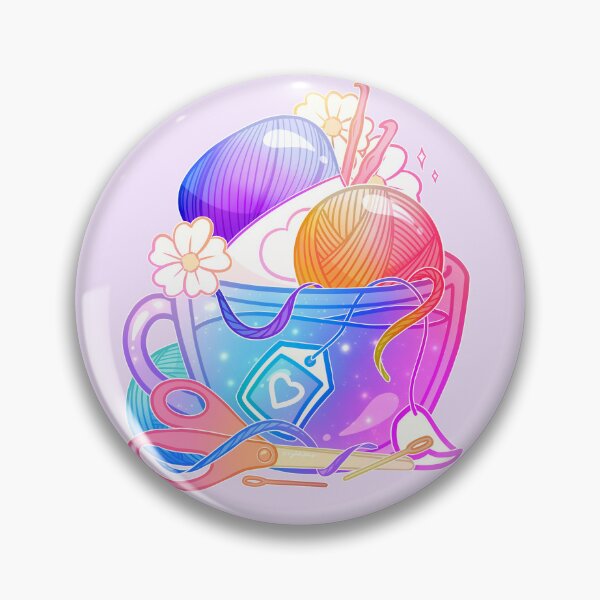 Item preview, Kawaii Pastel Yarn Art Teacup - Crochet designed and sold by heysoleilart.
