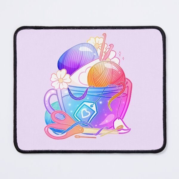 Item preview, Kawaii Pastel Yarn Art Teacup - Crochet designed and sold by heysoleilart.