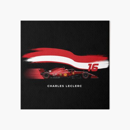 Aperçu de l'œuvre Leclerc Speedwave - Ferrari F1 Race Car Art créée et vendue par Studio F1Grid.