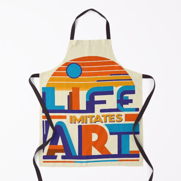 Item preview, life imitates art, typography designed and sold by maxmaj.