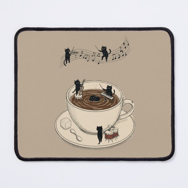 Item preview, Cat Orchestra in a Coffee Cup designed and sold by Nachiteca.