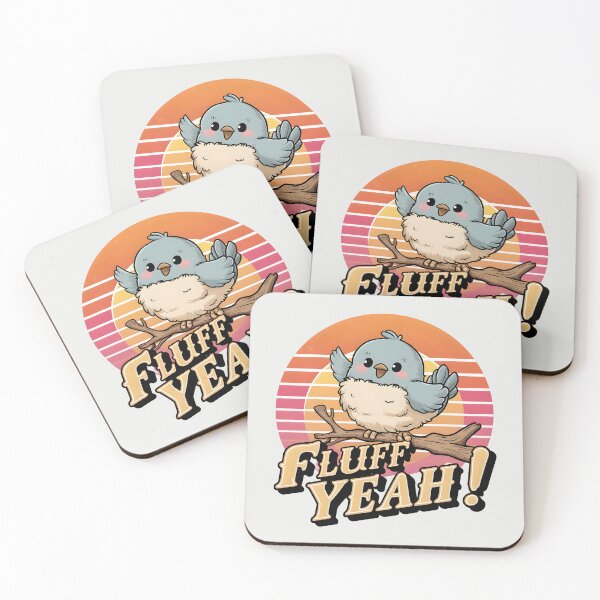 Item preview, Fluff Yeah! – Cute Bird Pun Design designed and sold by Jollys-ArtShop.