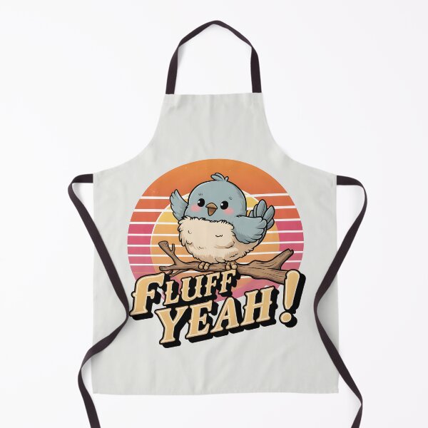 Item preview, Fluff Yeah! – Cute Bird Pun Design designed and sold by Jollys-ArtShop.