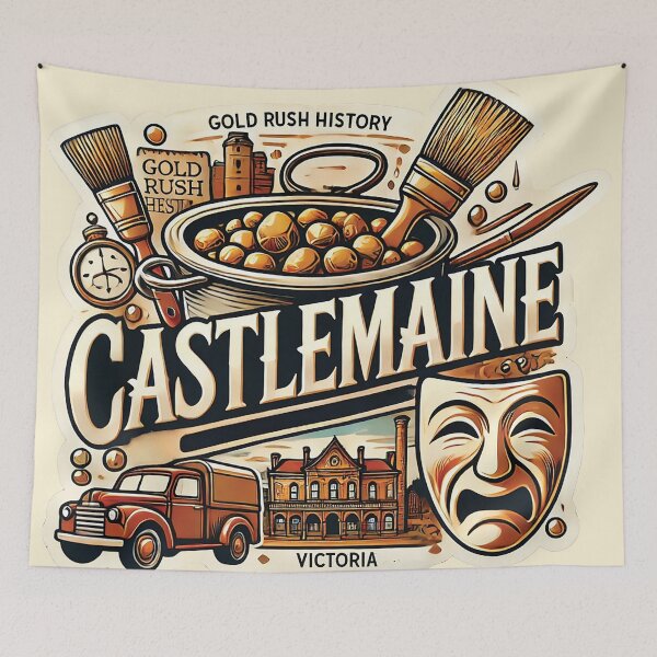 Item preview, Castlemaine Victoria designed and sold by Random Designs.