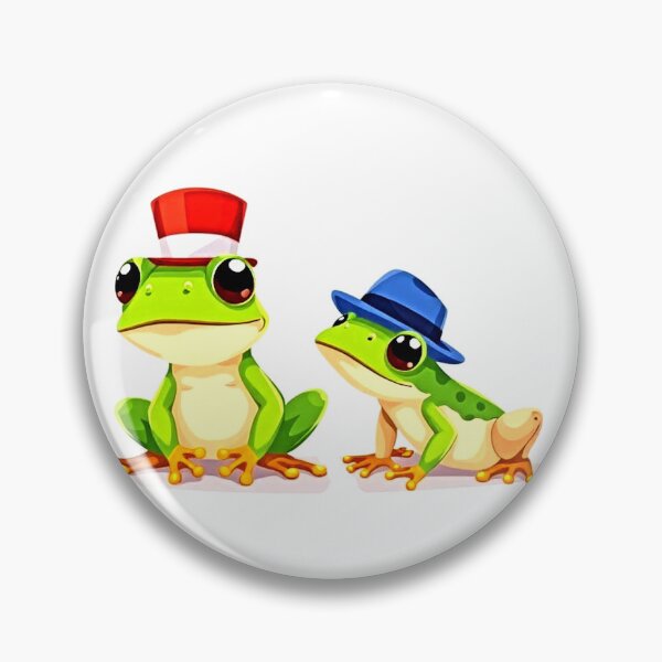 Item preview, Frog Art - Sticker Set of Two designed and sold by Earth Nature Creations.