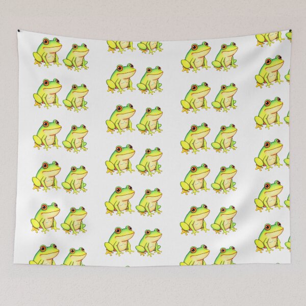 Item preview, Frog Art - Sticker Set of Two designed and sold by Earth Nature Creations.