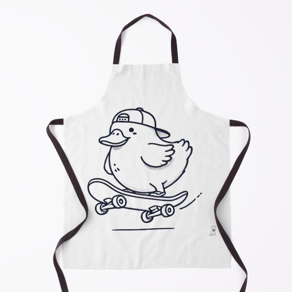 Item preview, Chubby Duck Skateboarding with a Cool Cap! designed and sold by pongpat624.