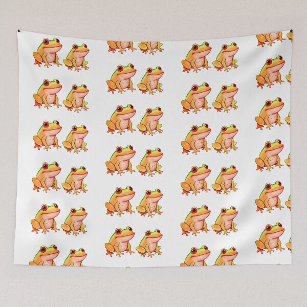 Item preview, Frog Art - Sticker Set of Two designed and sold by Earth Nature Creations.