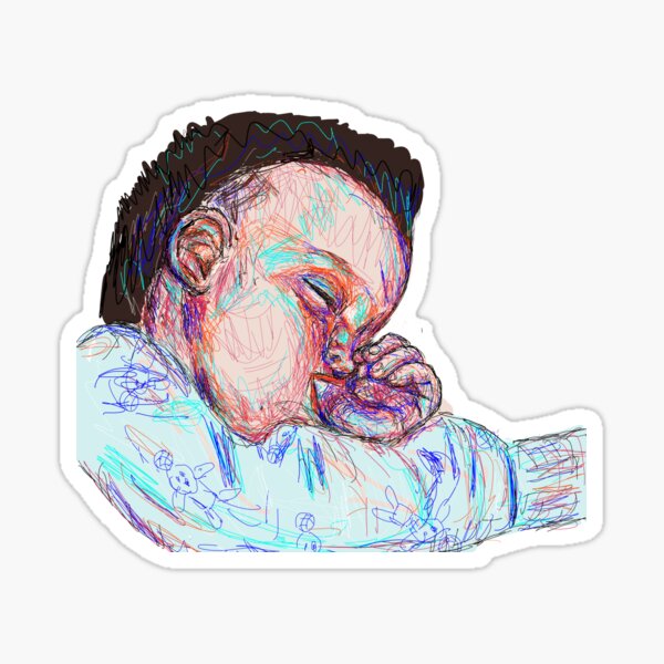 Item preview, The young child sleeping designed and sold by SHARON NAKAR.