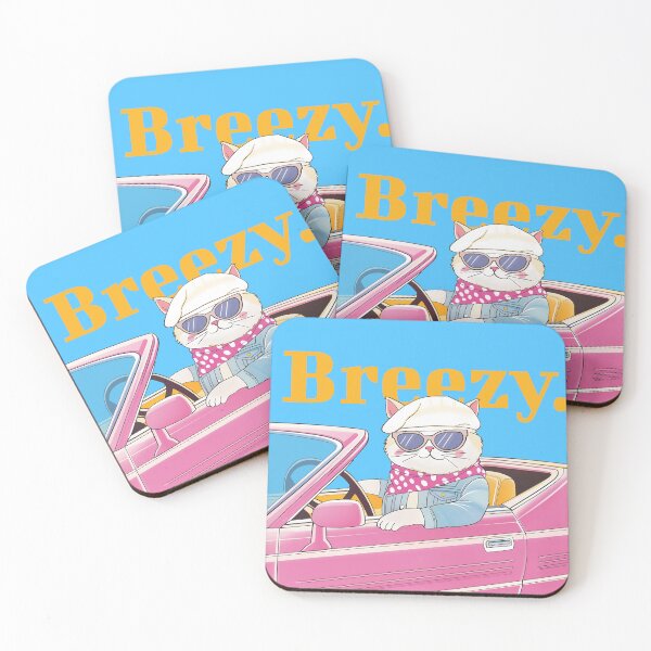 Item preview, Breezy – The Coolest Cat on the Road designed and sold by livein105.