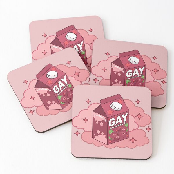 Item preview, Gay and mentally ill (cranberry juice) designed and sold by AbigailHerman.