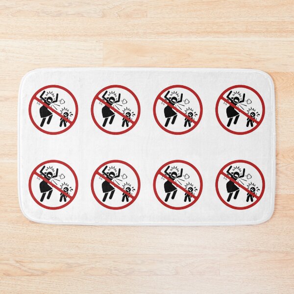 Item preview, Prohibited Violence Sign, Black, Red, White Signage designed and sold by AASparksDesigns.