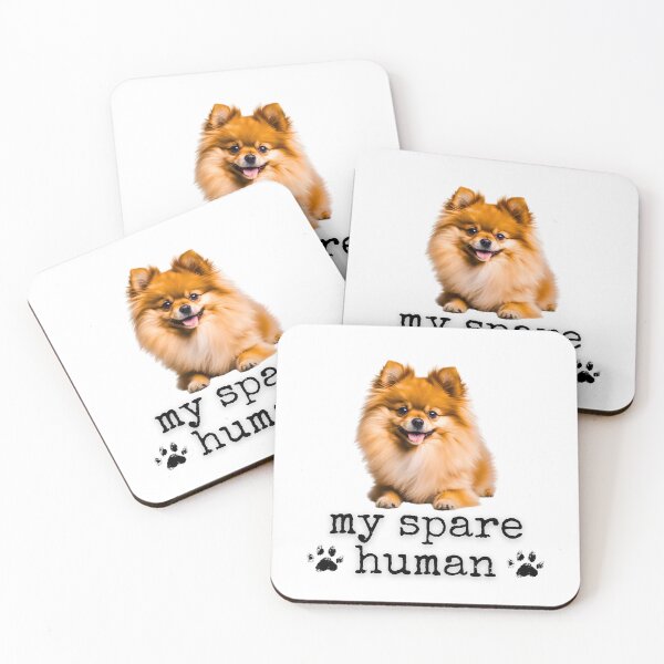 Item preview, Funny Pomeranian – "My Spare Human" Cute Dog Lover Design designed and sold by Fredster1966.