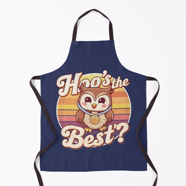 Item preview, Hoo’s The Best – Cute Owl Pun Design designed and sold by Jollys-ArtShop.
