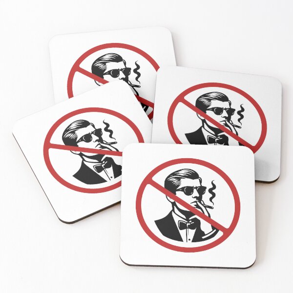 Item preview, Prohibited Smoking Sign, Black, Red, White Signage, No Smokers designed and sold by AASparksDesigns.