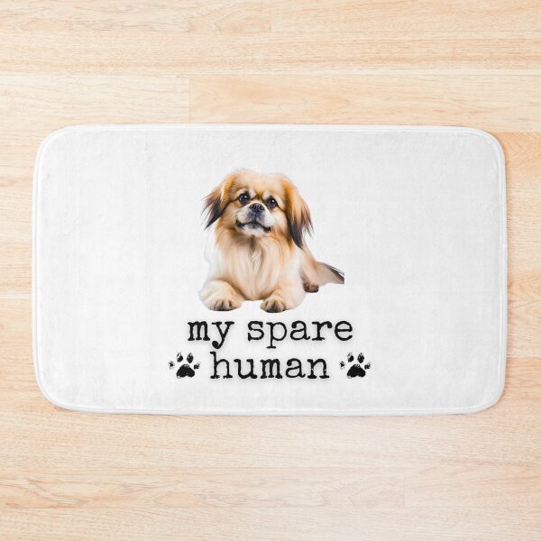 Item preview, Funny Pekingese – "My Spare Human" Cute Dog Lover Design designed and sold by Fredster1966.