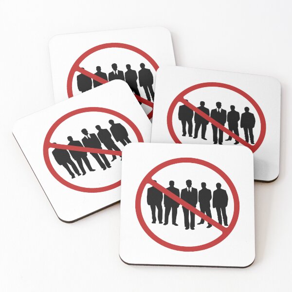 Artikelvorschau, Verbotene Menschenansammlungen Zeichen, schwarz, rot, weiß Signage, keine Gruppen entworfen und verkauft von AASparksDesigns.