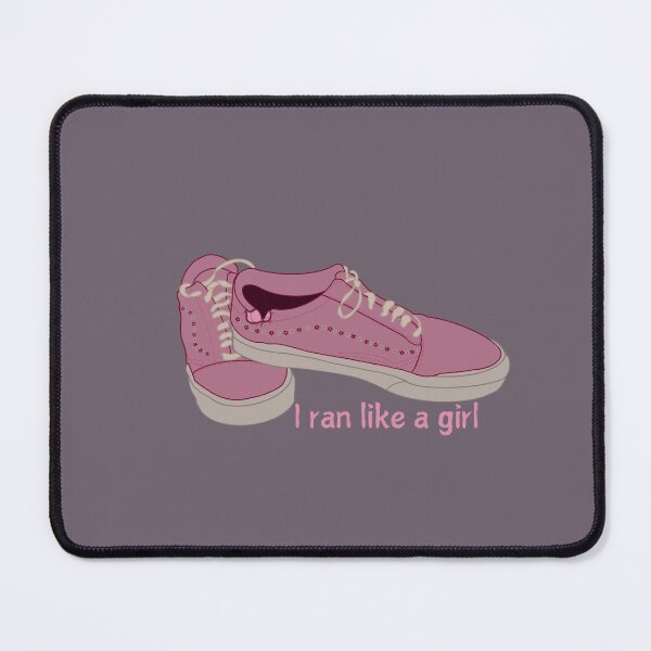 Item preview, I ran like a girl sneakers (flowers) designed and sold by kylie-kd.
