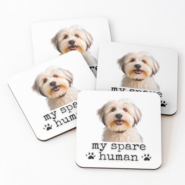 Item preview, Funny Havanese – "My Spare Human" Cute Dog Lover Design designed and sold by Fredster1966.